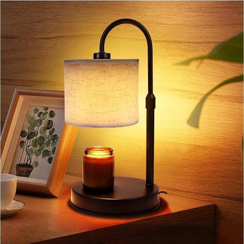 Black Adjustable Candle Bedroom Atmosphere Table Lamp