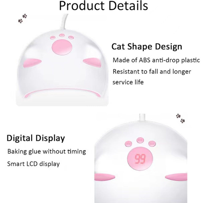 60W Intelligent Sensor Light Therapy Nail Lamp