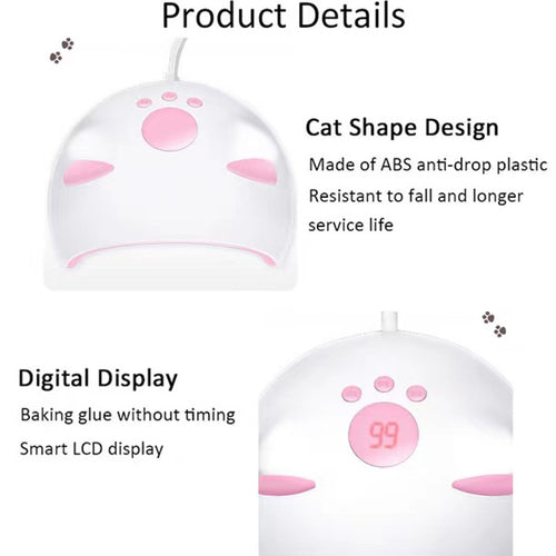 60W Intelligent Sensor Light Therapy Nail Lamp